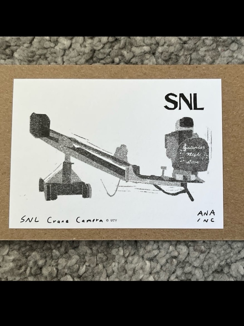 Anastasia Inciardi Mini Print - SNL Crane Camera